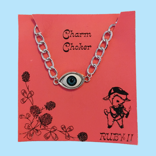 Evil Eye Charm Choker