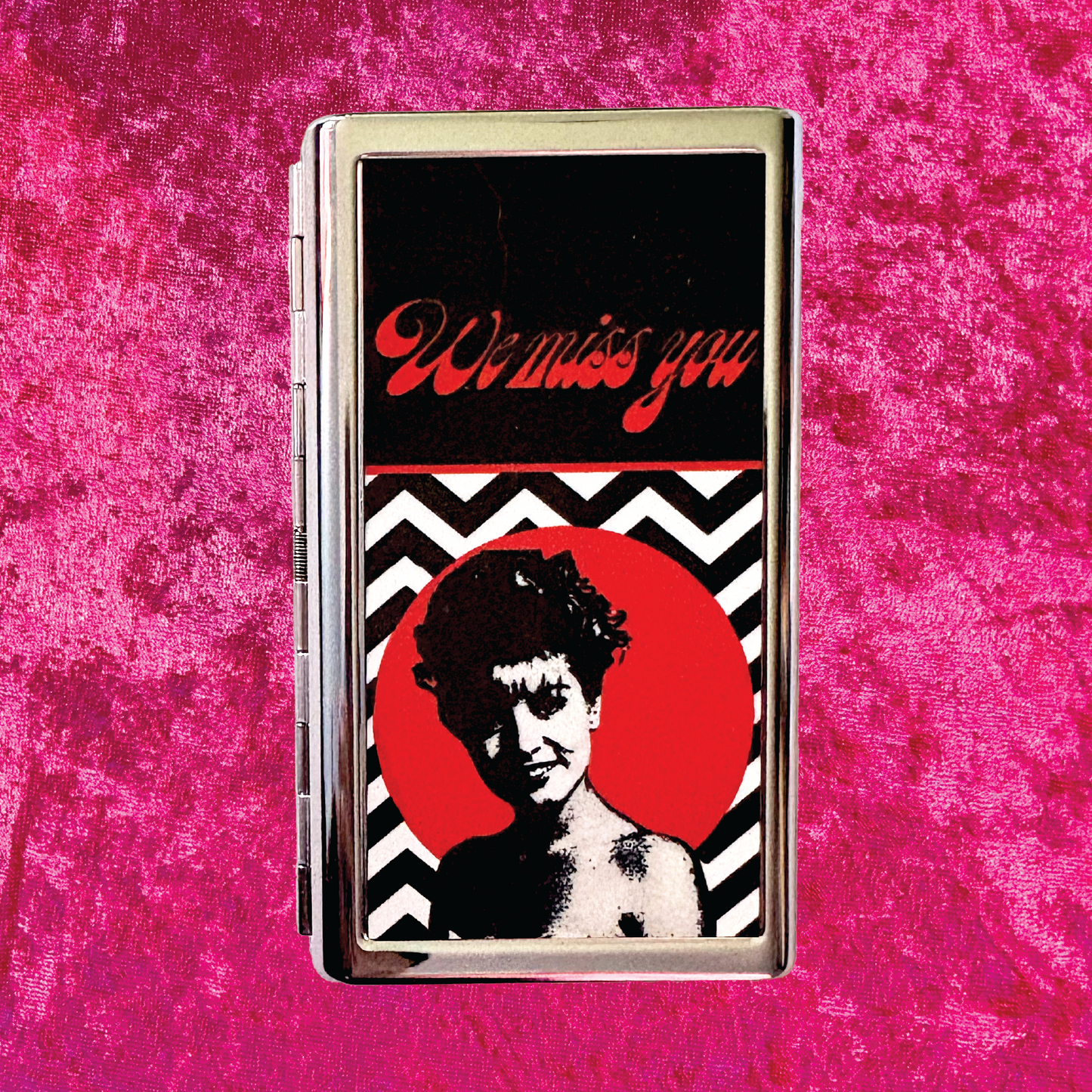 Laura Palmer Twin Peaks Metal Cigarette Case