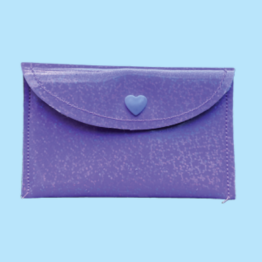 Purple Shimmer Card Wallet