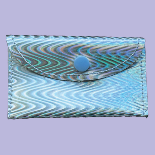 Trippy Silver Card Wallet