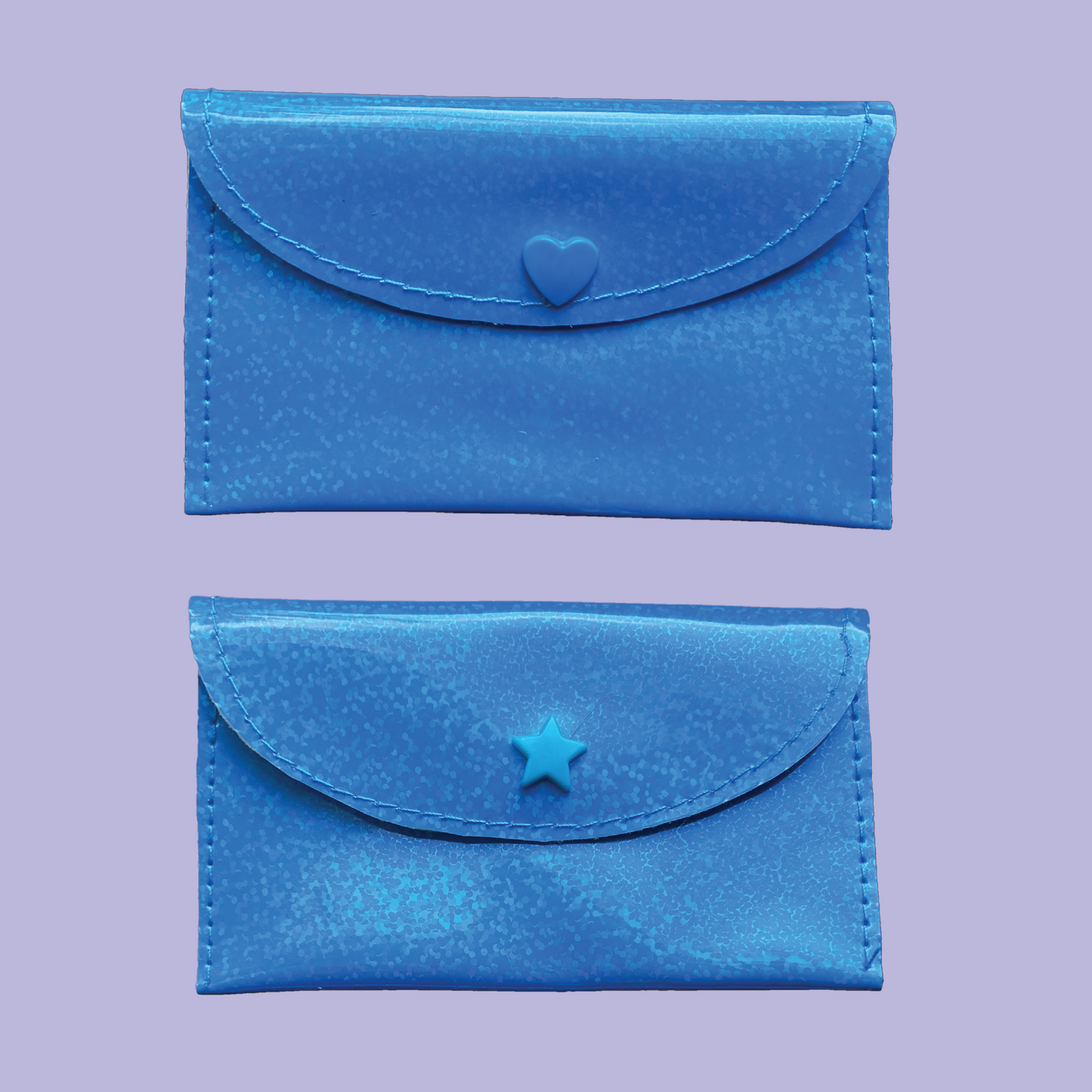 Blue Shimmer Card Wallet