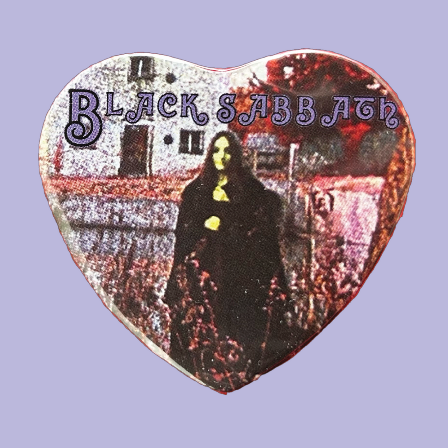 Black Sabbath Heart Pinback Button