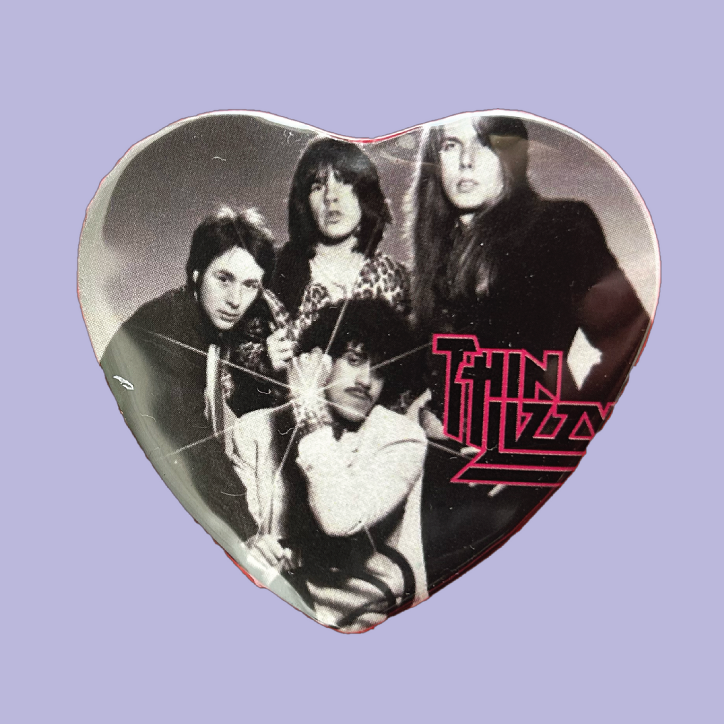 Thin Lizzy Heart Pinback Button