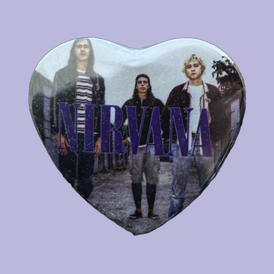 Nirvana Heart Pinback Button