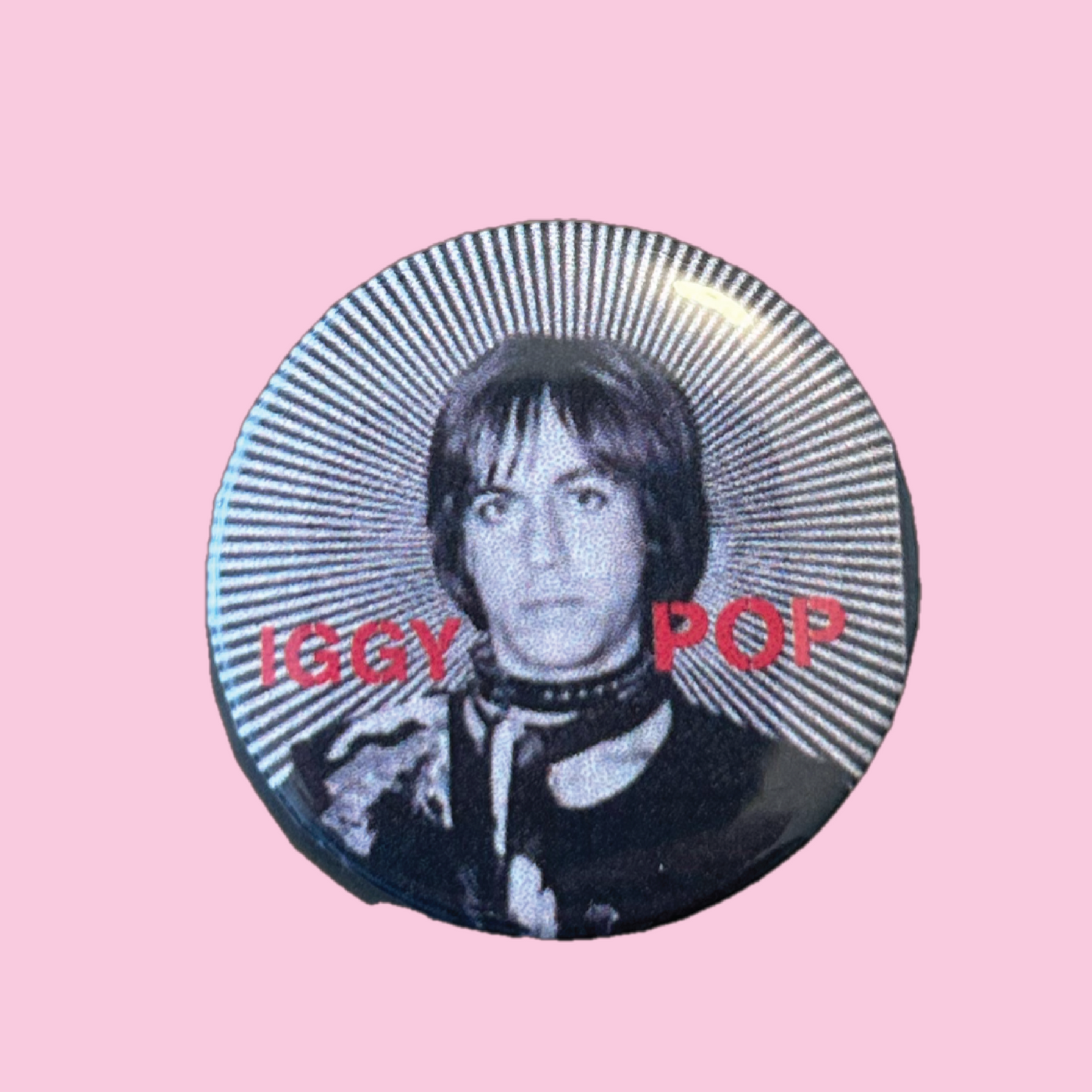 Iggy Pop Sunburst 1.25" Pin