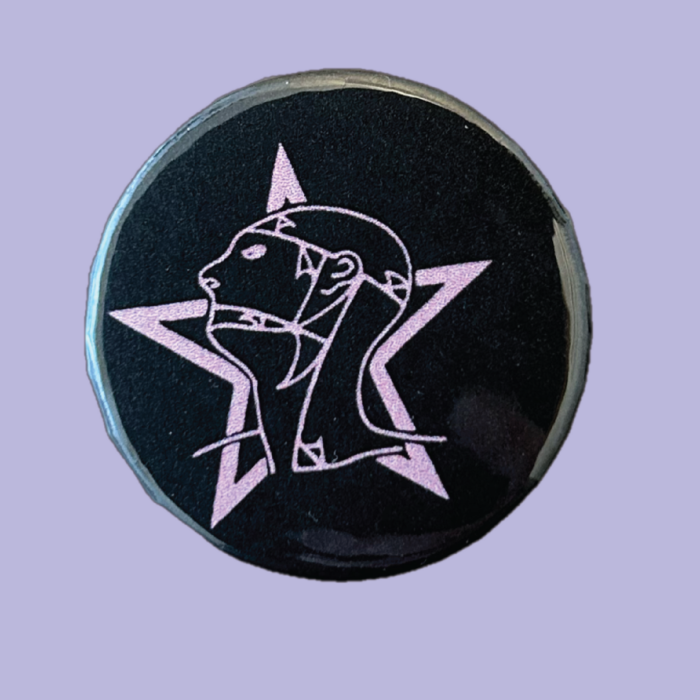 Sisters of Mercy Pale Pink 1.25" Pin