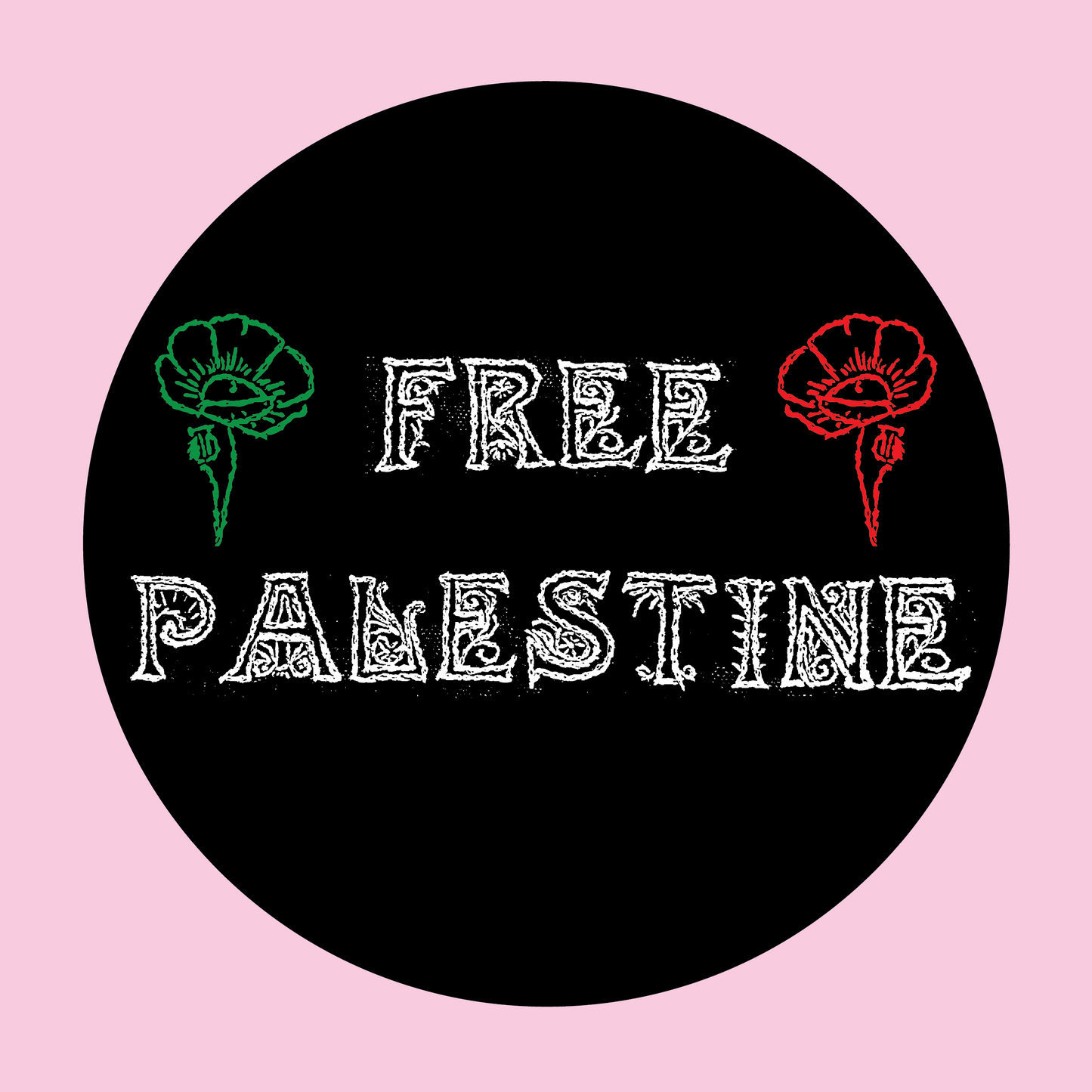 Free Palestine Sticker