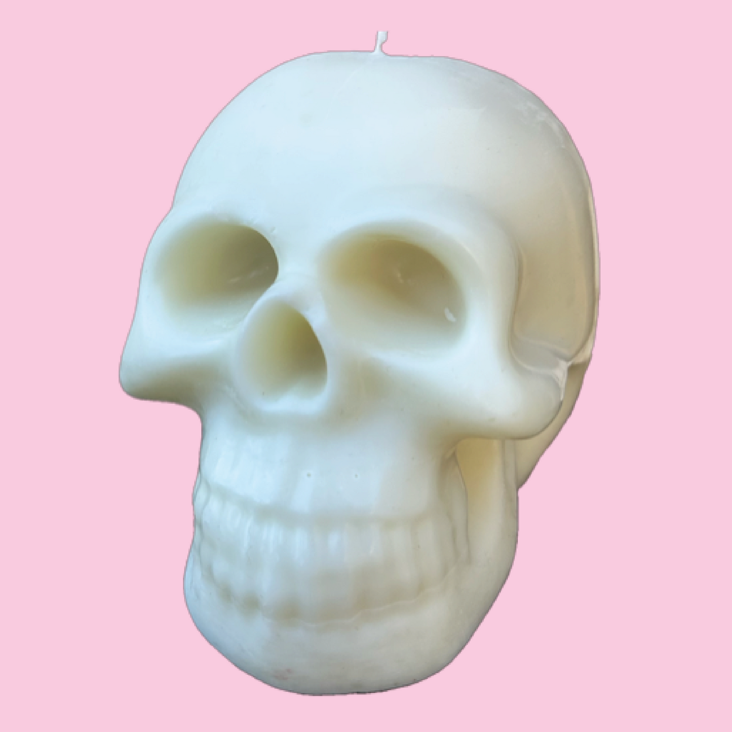 Large Skull Candle