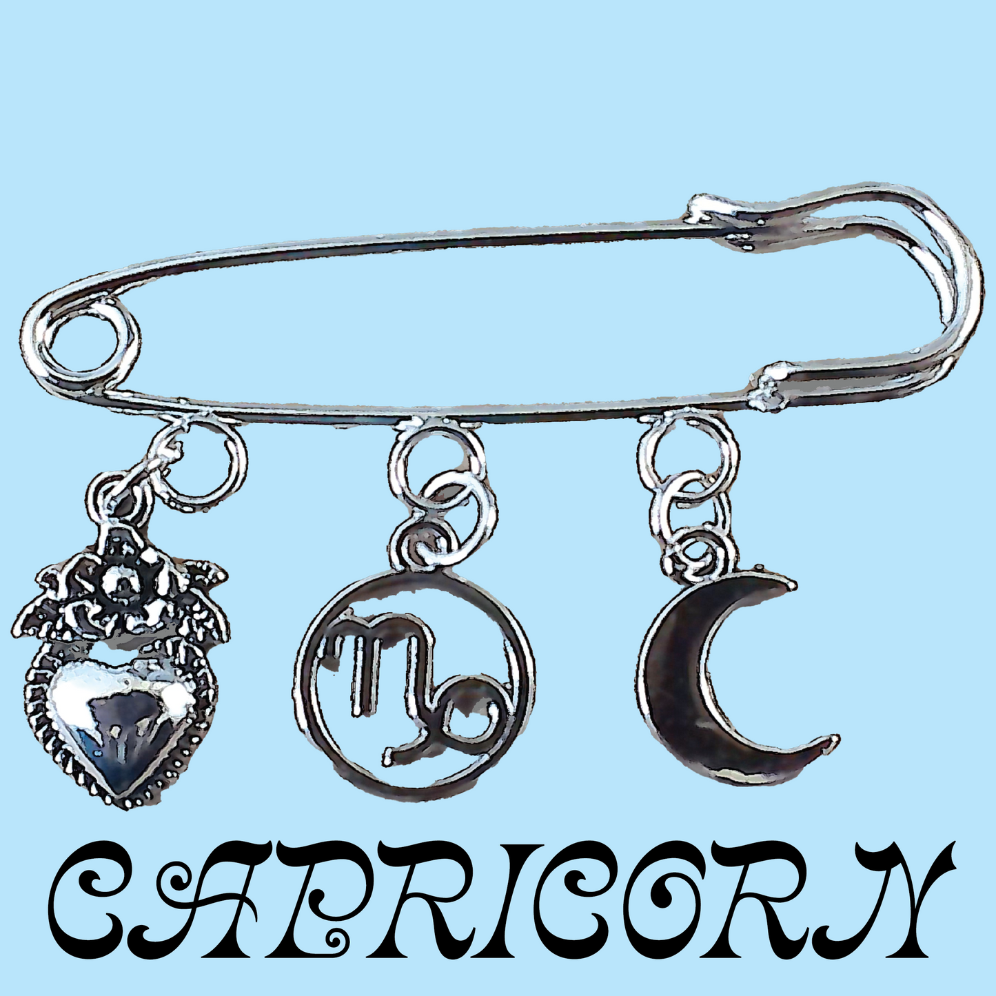 Astrology Charm Pin - Multiple Variants