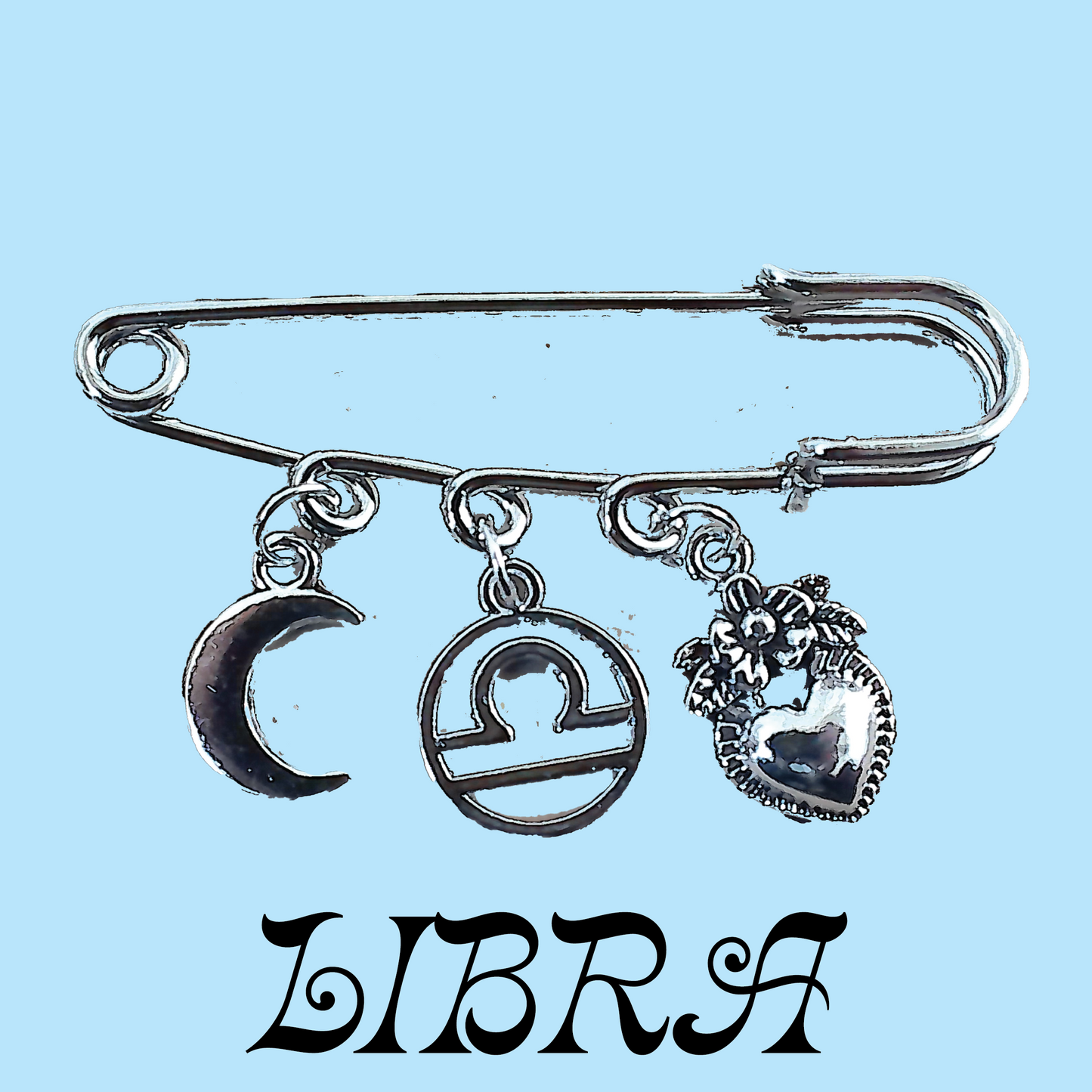 Astrology Charm Pin - Multiple Variants