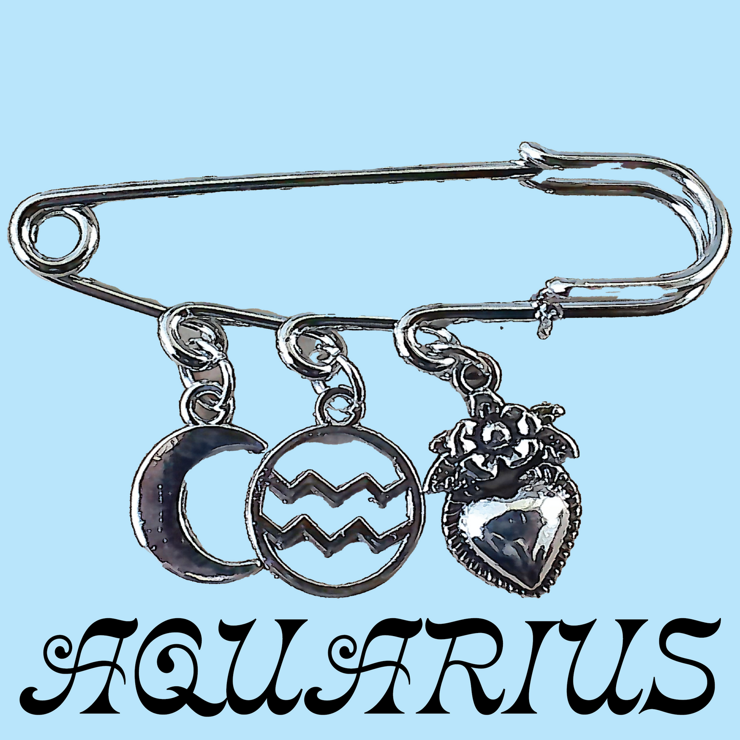 Astrology Charm Pin - Multiple Variants