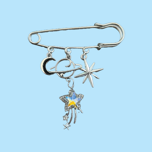 Shooting Star XL Charm Pin