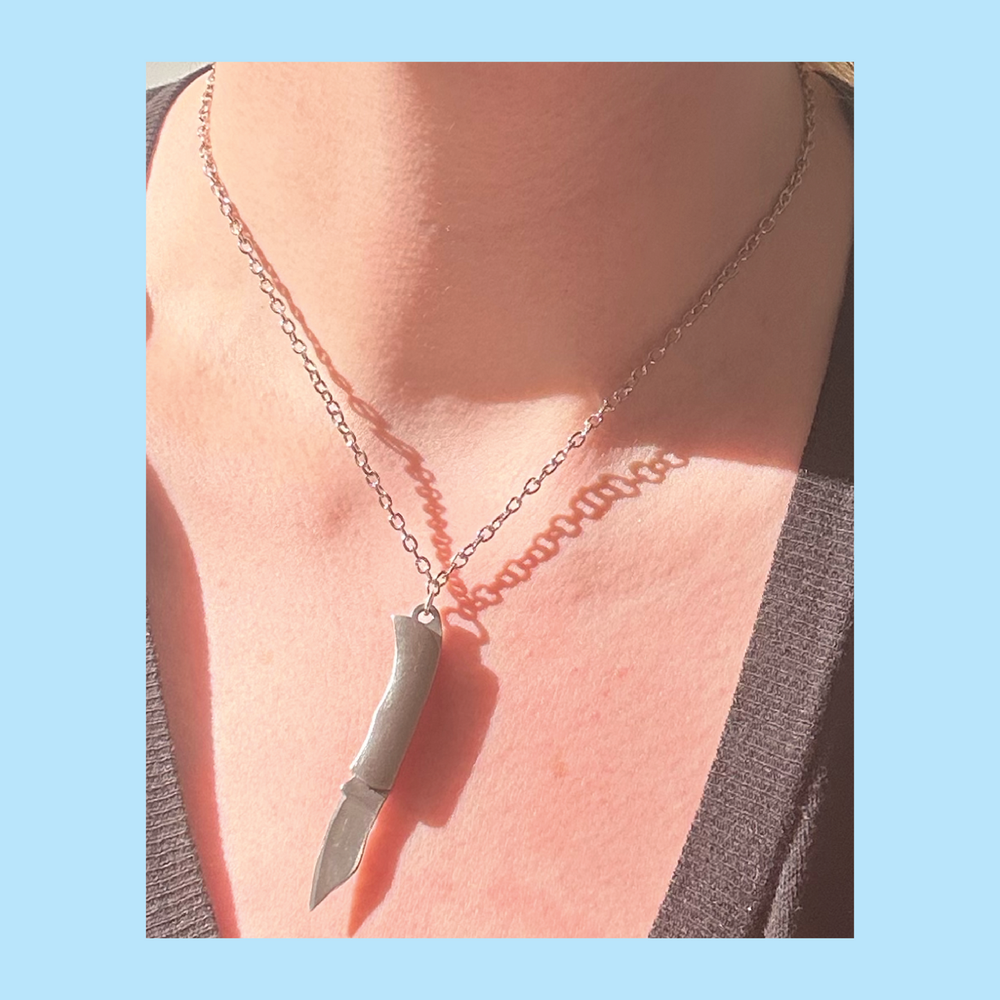 Pocket Knife Necklace