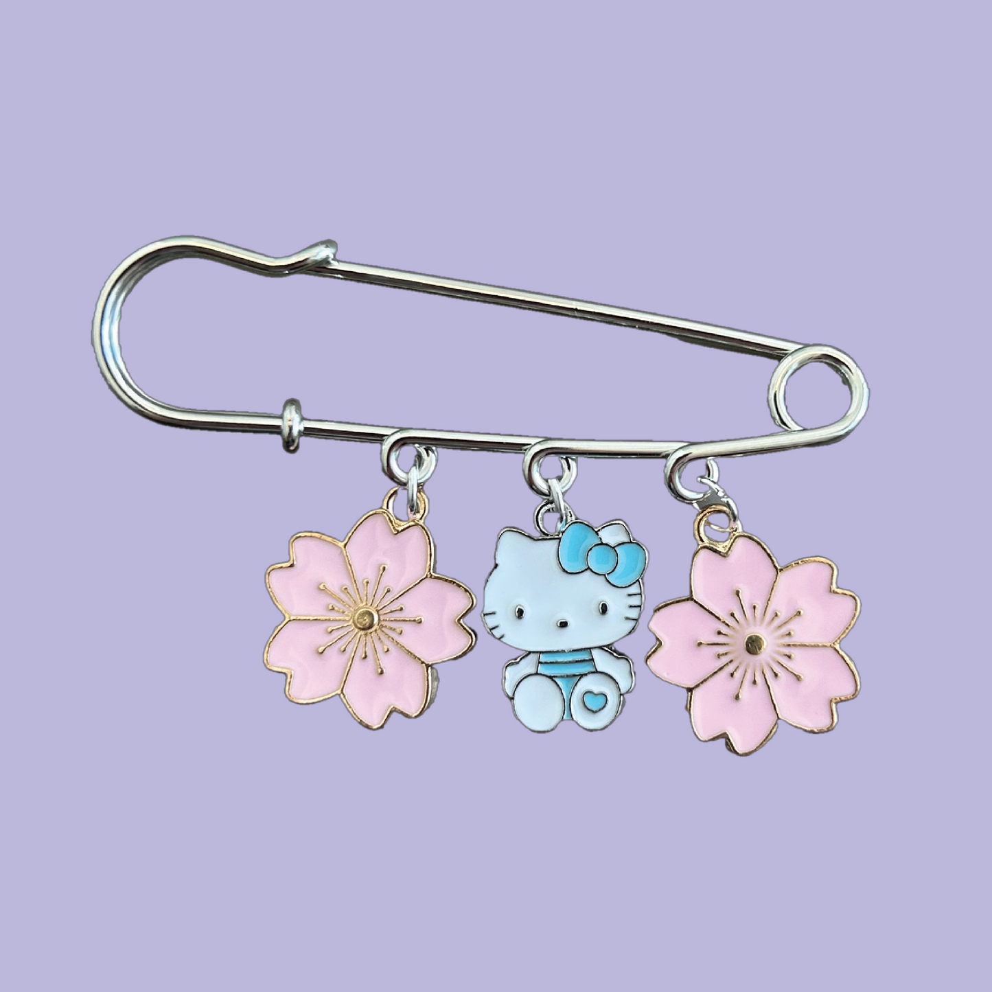 Hello Kitty Cherry Blossom XL Charm Pin