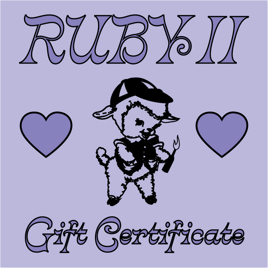 Ruby II Digital Gift Certificate