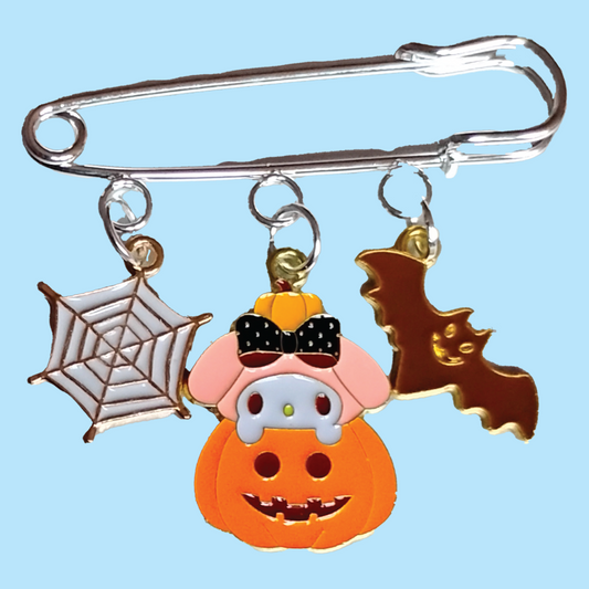 My Melody Halloween Charm Pin