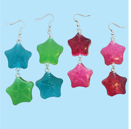 Twin Star Earrings