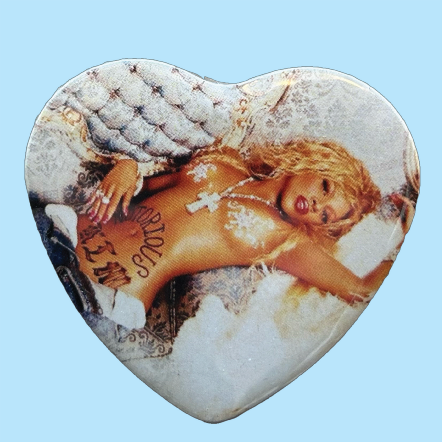 Lil Kim Heart Pinback Button