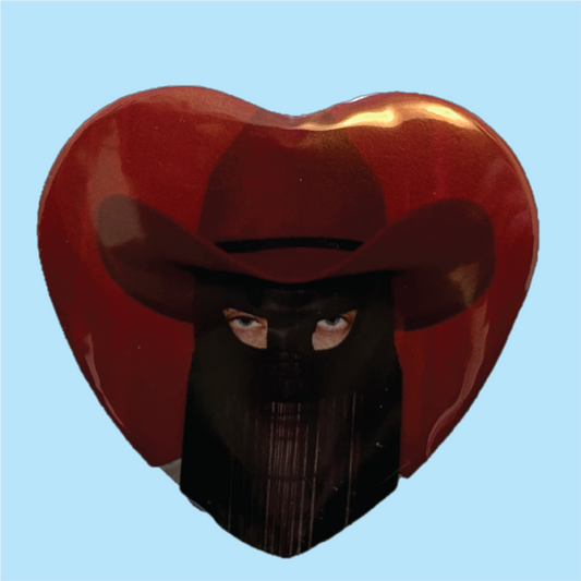 Orville Peck Pony Heart Pinback Button