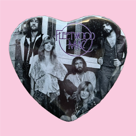 Fleetwood Mac Heart Pinback Button