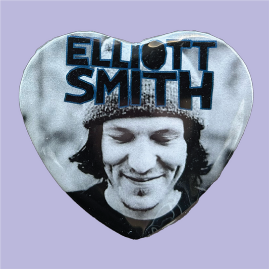 Elliott Smith Heart Pinback Button