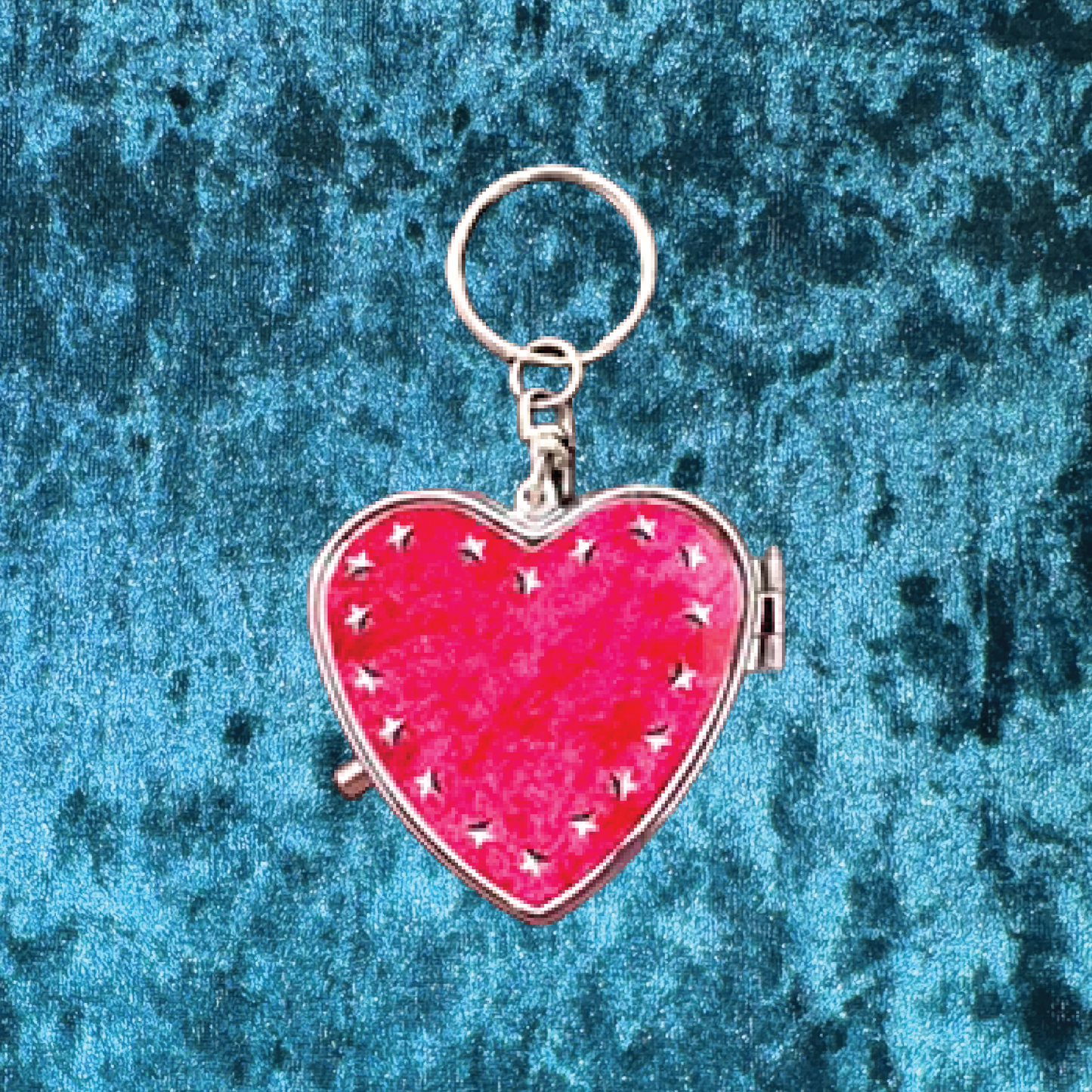 Priceless Advice Heart Pill Box Keychain