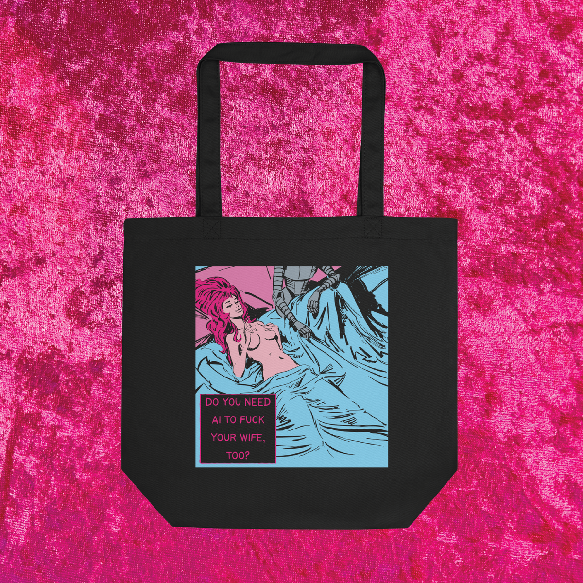 Do You Need AI? Black Cotton Canvas Tote Bag