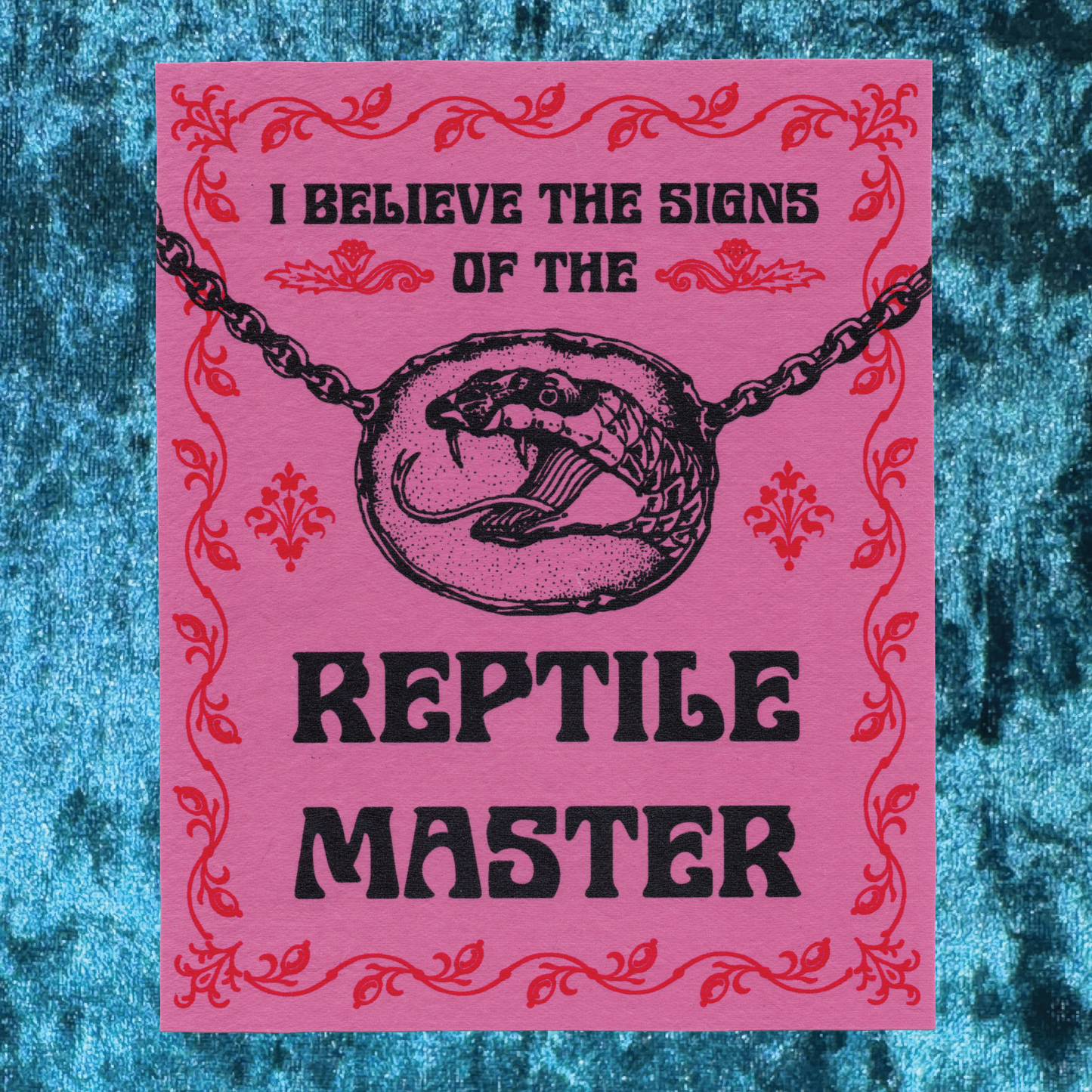 Reptile Master Art Print