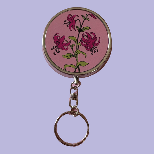 Tiger Lily Travel Ashtray Keychain