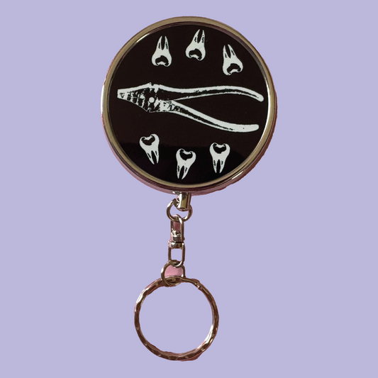 Pulling Teeth Travel Ashtray Keychain