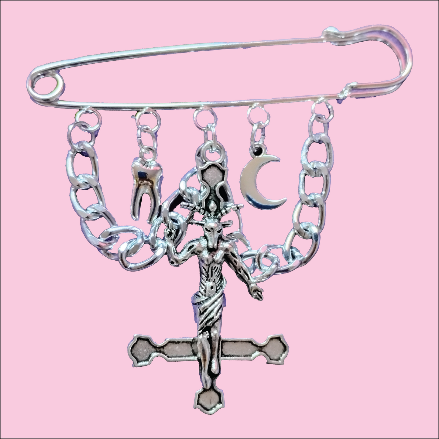 Baphomet Deluxe Charm Pin