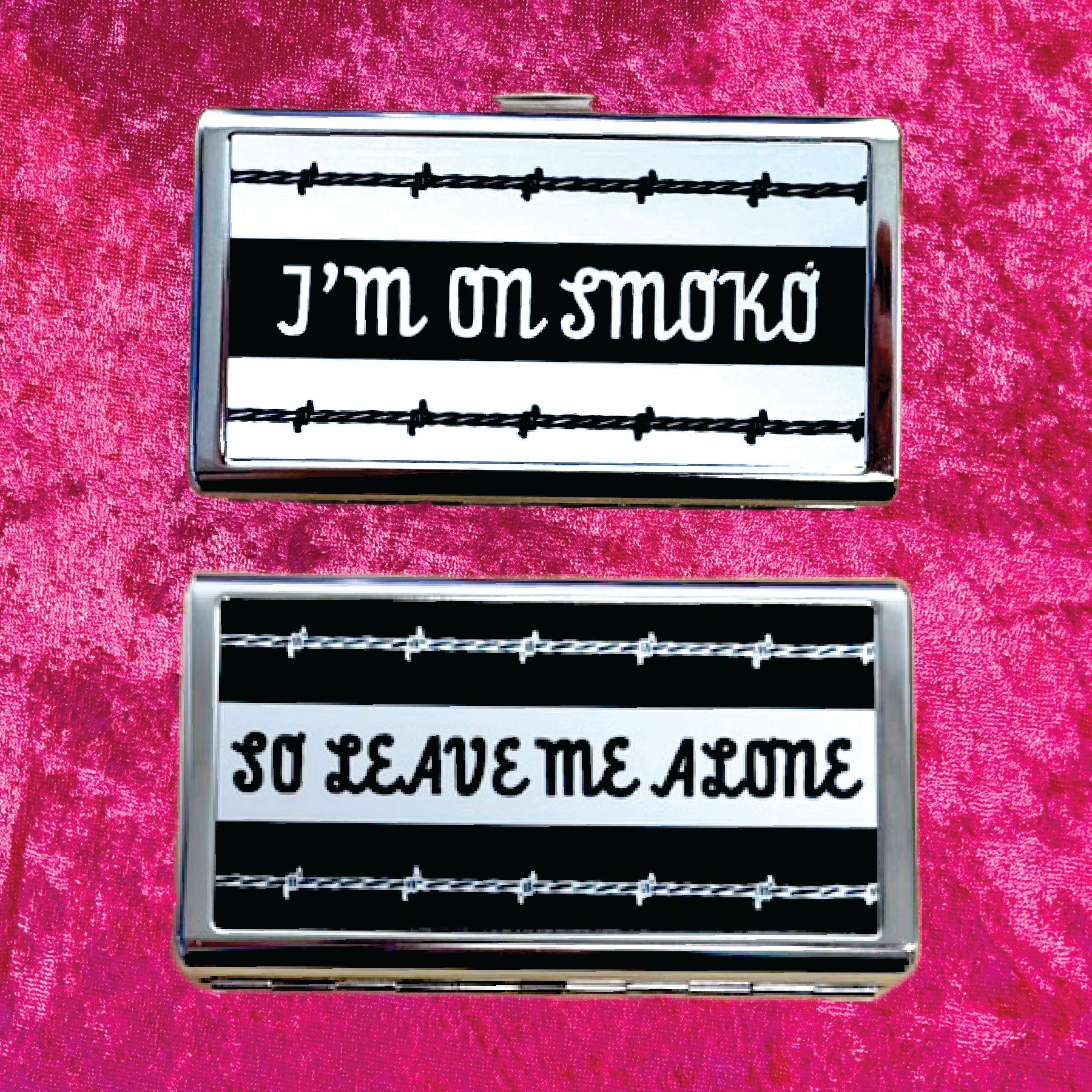 Smoko Metal Cigarette Case – Ruby II