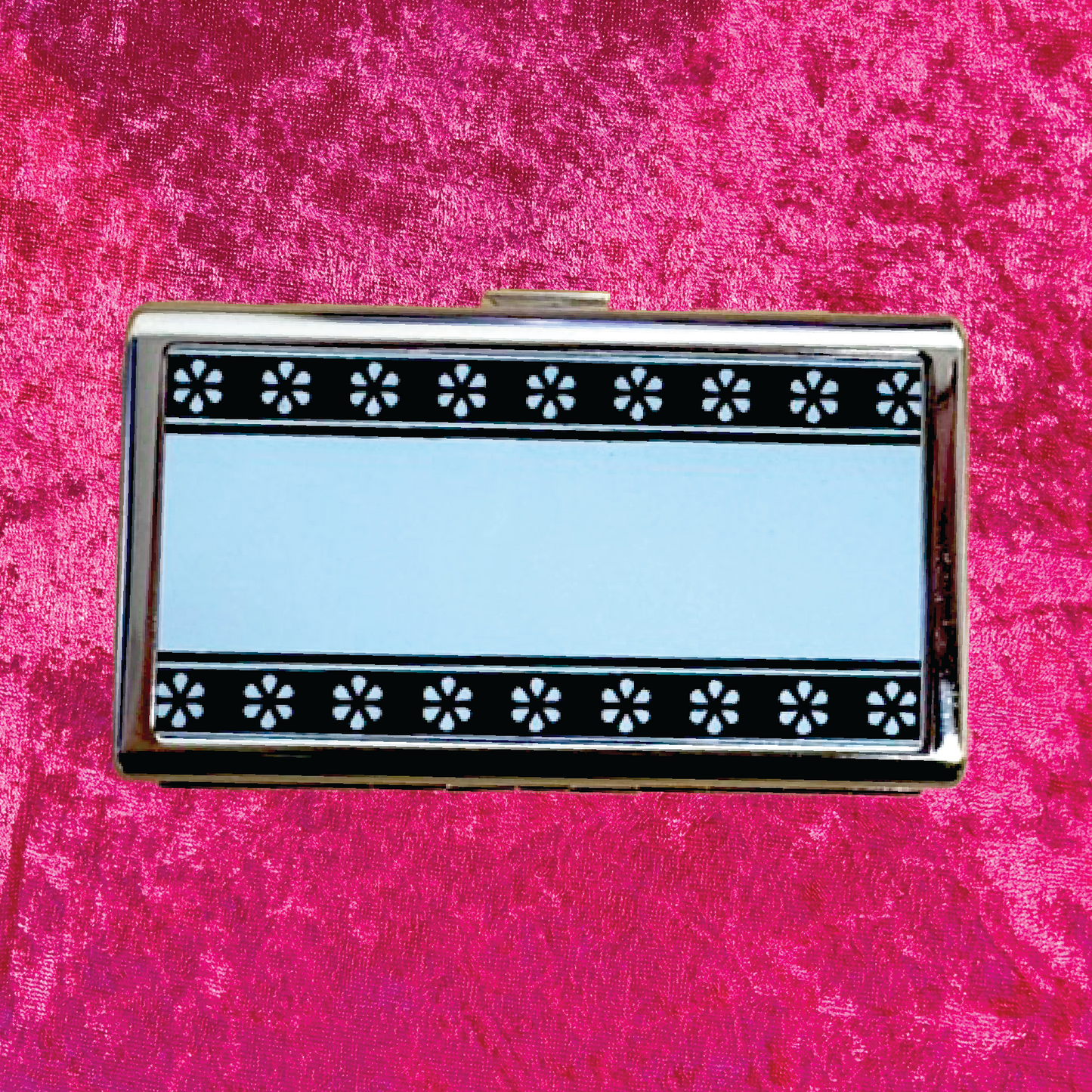 Blue Ribbon Metal Cigarette Case