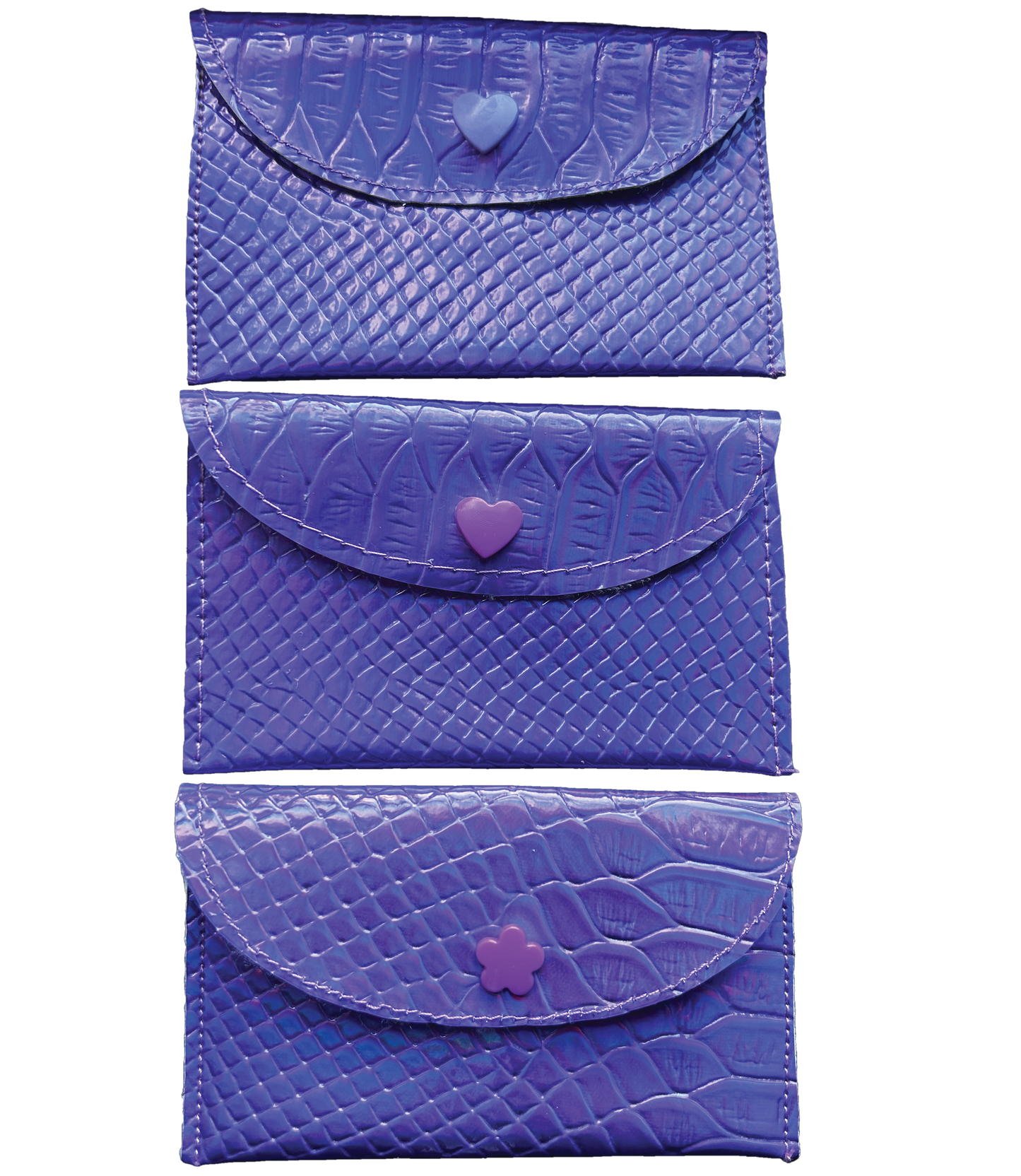 Purple Reptile Card Wallet