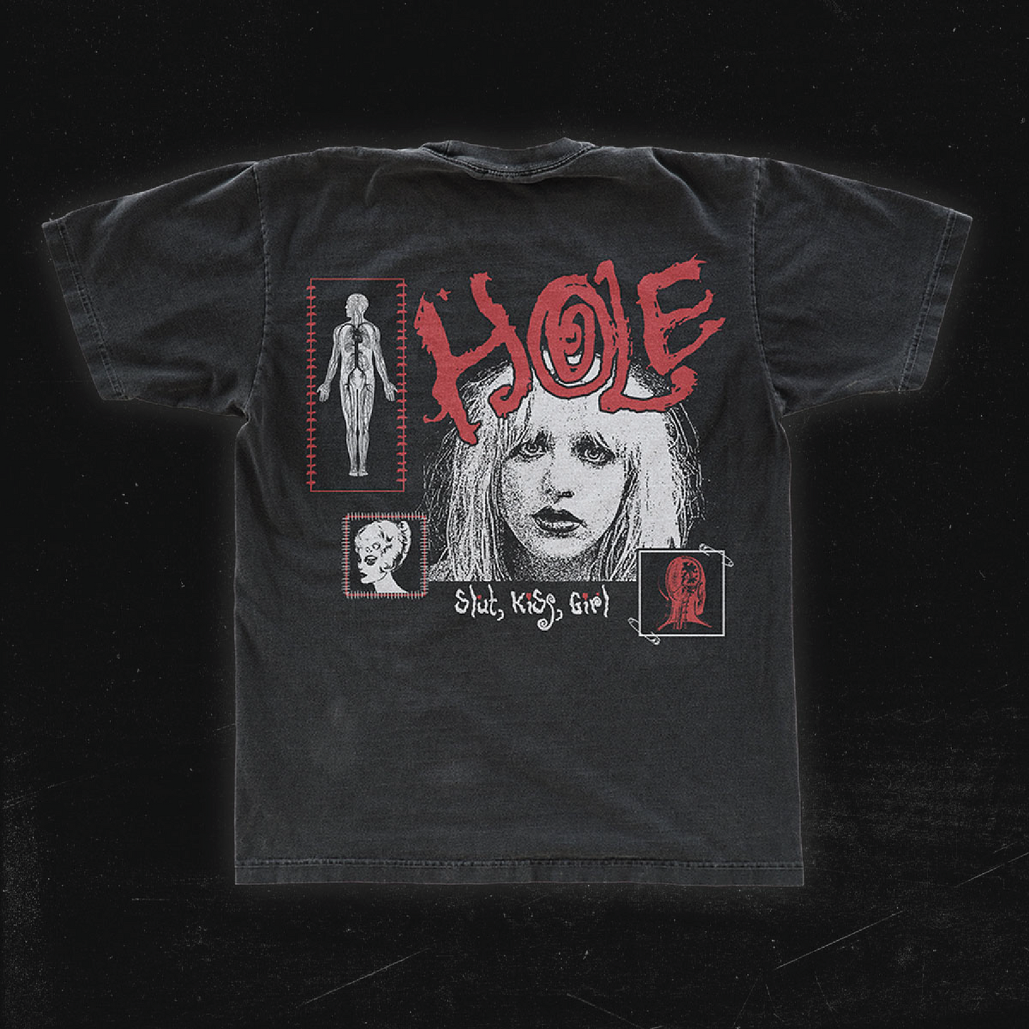 *PRE-ORDER* Hole Pretty On The Inside Black Unisex Shirt - Ruby II x Rue & Co.