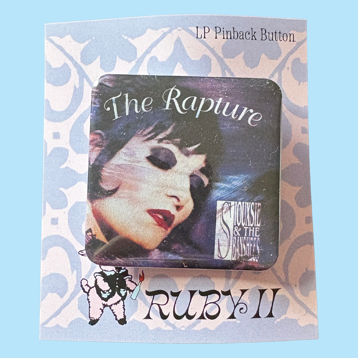 Siouxsie & The Banshees The Rapture LP Album Pinback Button