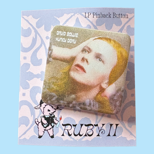 David Bowie Hunky Dory LP Album Pinback Button