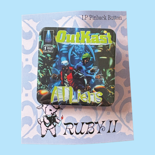 Outkast ATLiens LP Album Pinback Button