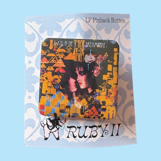 Siouxsie & the Banshees a Kiss in the Dreamhouse LP Album Pinback Button