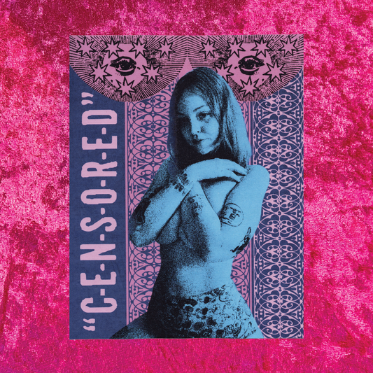 Censored Art Print