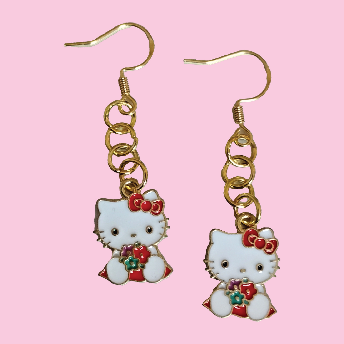 Hello Kitty Bouquet Earrings