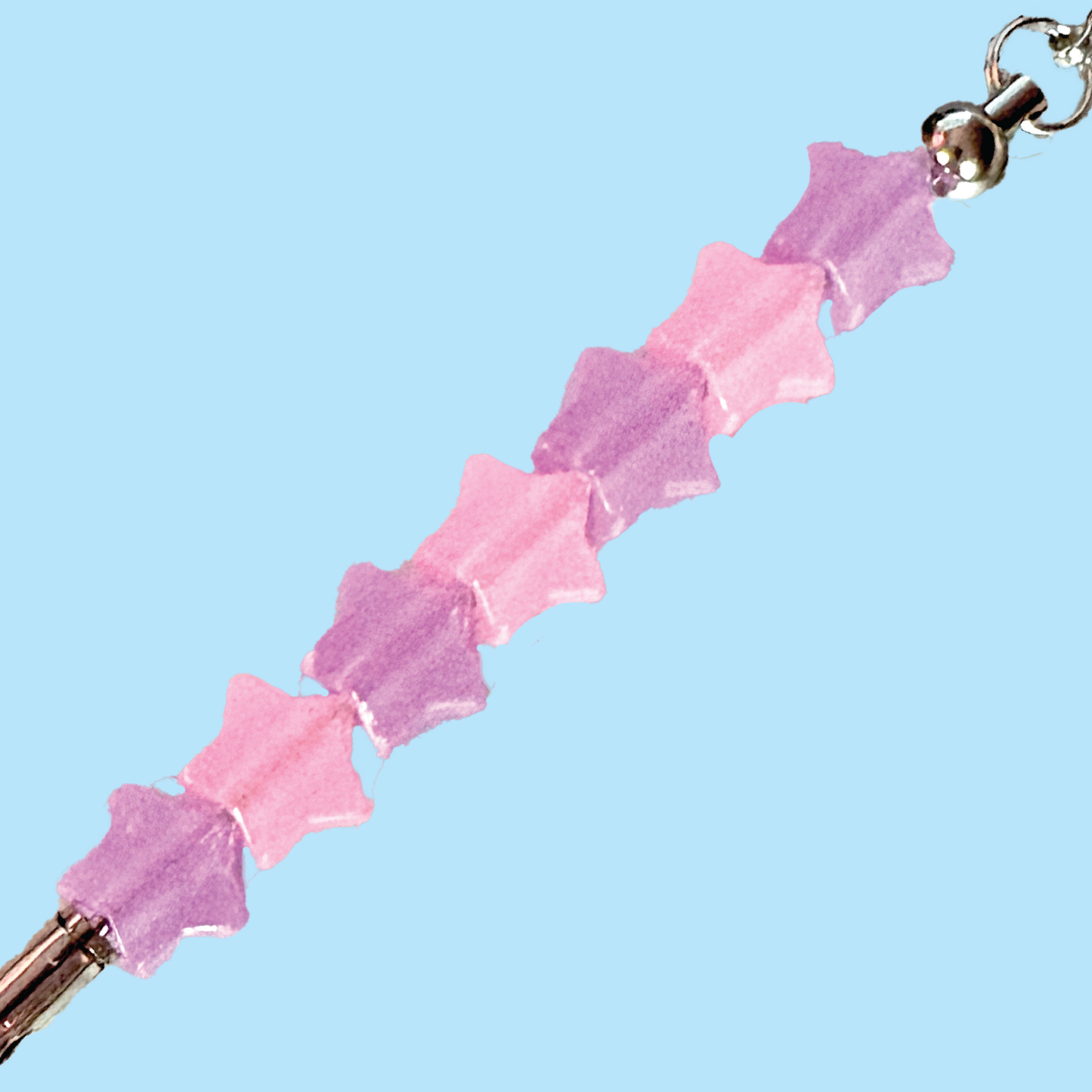 Star Beaded Roach Clip - Glow in the Dark (Several Color Variants)