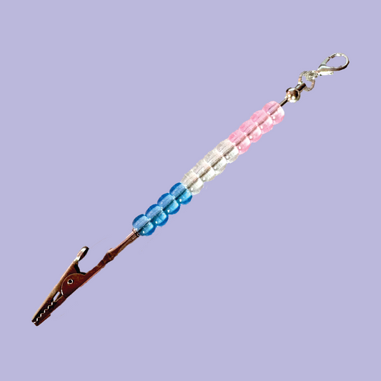 Trans Pride Glow in the Dark Roach Clip