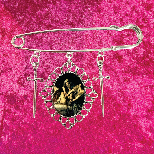 Judith Slaying Holofornes Charm Pin