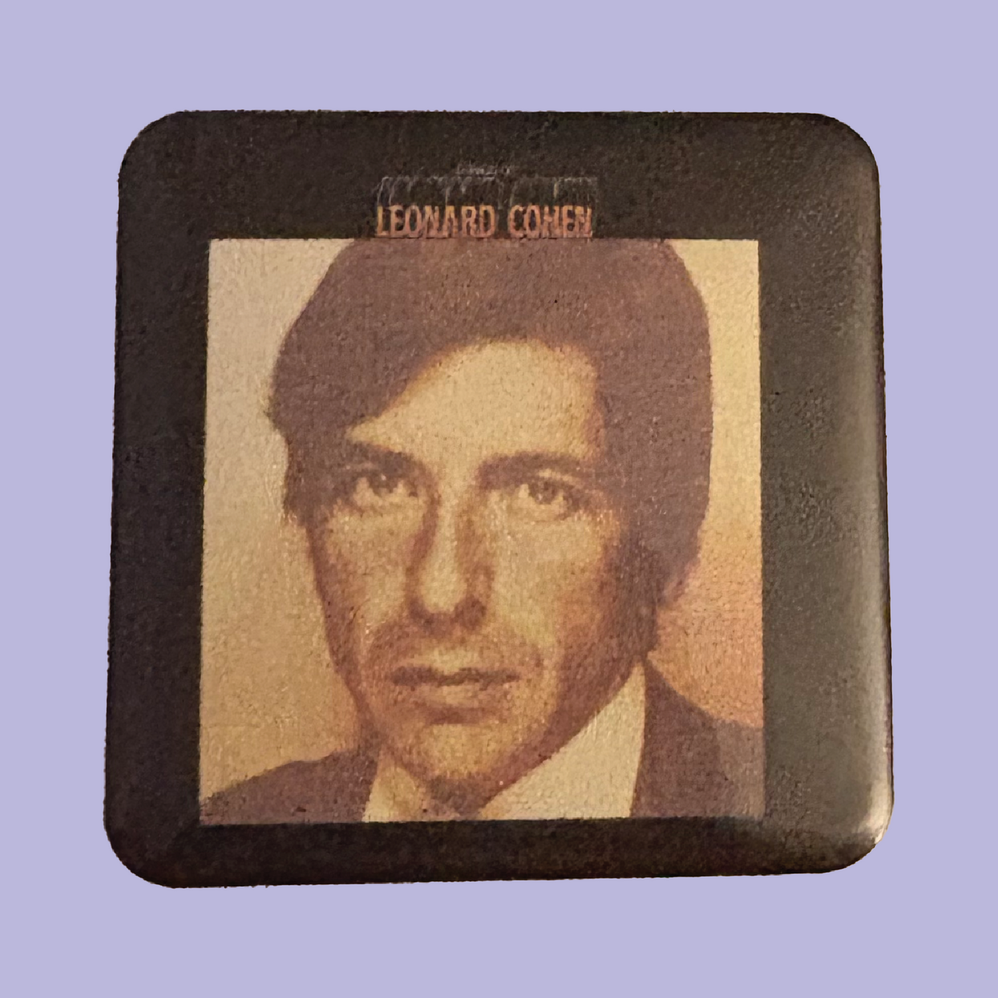 Songs of Leonard Cohen Album Pinback Button