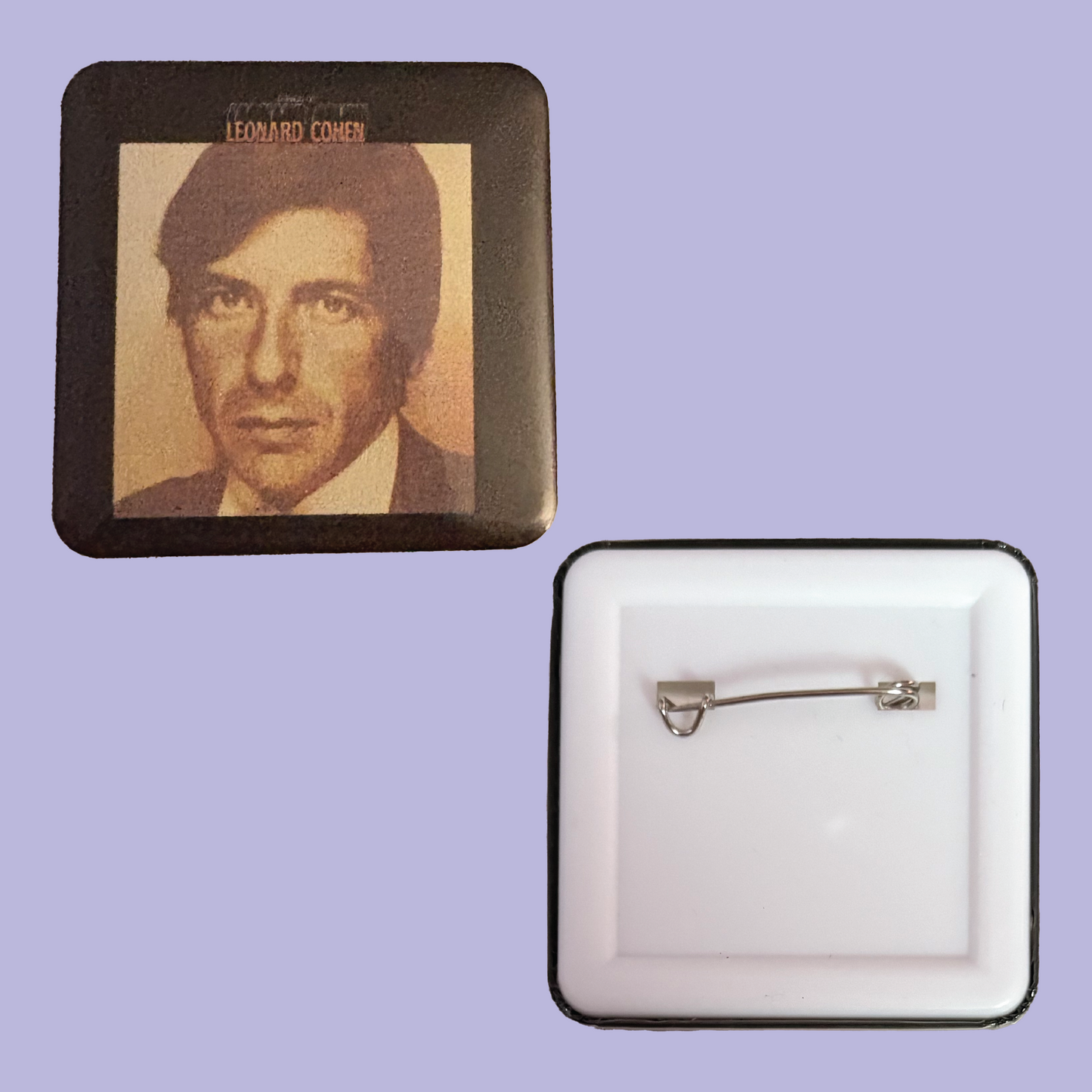 Songs of Leonard Cohen Album Pinback Button