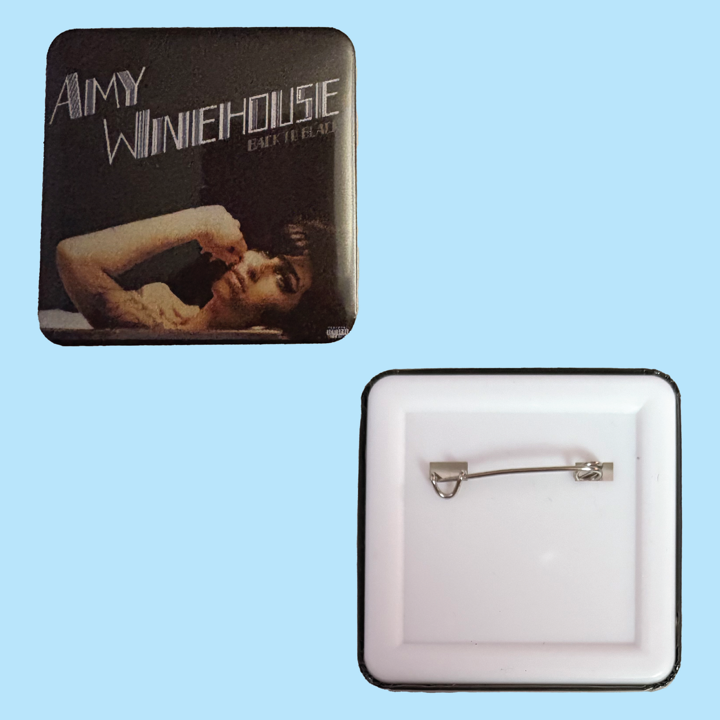 Amy Winehouse Back to Black Album Pinback Button