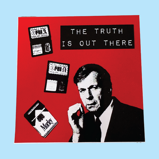 Smoking Man The Truth Is Out There Sticker