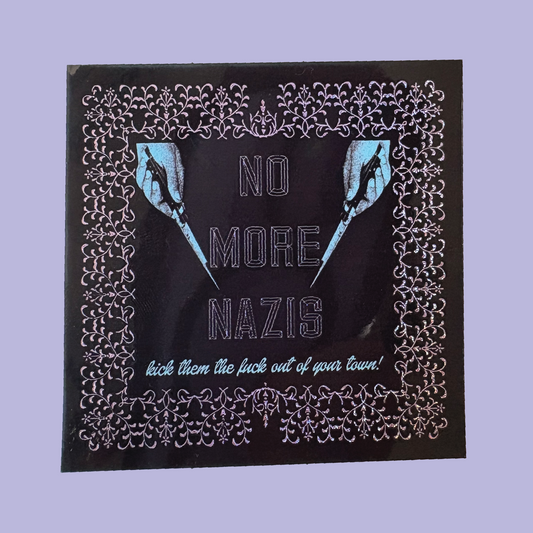 No More Nazis Sticker