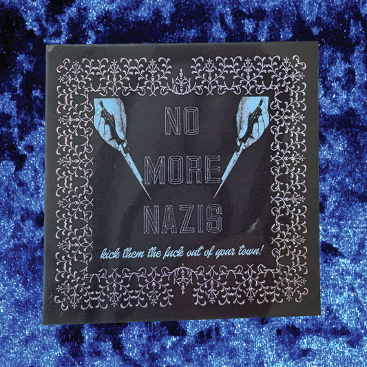 No More Nazis Sticker